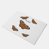 Monboogvlinderillustratie cartoon deurmat (Schuin)