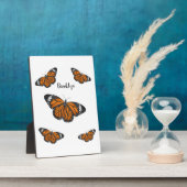 Monboogvlinderillustratie cartoon fotoplaat (Zijkant)