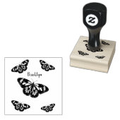 Monboogvlinderillustratie cartoon rubberstempel (Gestempeld)