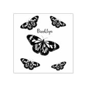 Monboogvlinderillustratie cartoon rubberstempel (Afrduk)