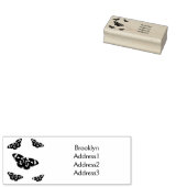 Monboogvlinderillustratie cartoon rubberstempel (Gestempeld)