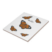 Monboogvlinderillustratie cartoon tegeltje (Zijkant)