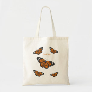 Monboogvlinderillustratie cartoon tote bag