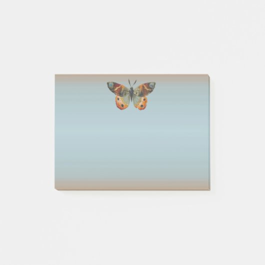  monboogvlindernajaarskleuren post-it® notes (Voorkant)