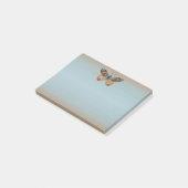 monboogvlindernajaarskleuren post-it® notes (Schuin)