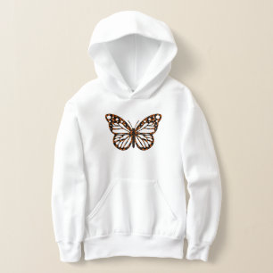 Monboogvlinderontwerp - Kinderen Pullover-hoededie