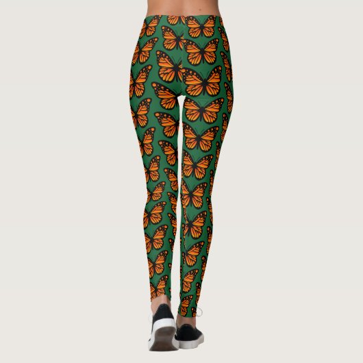 Monboogvlinderontwerp - Leggings (Achterkant)