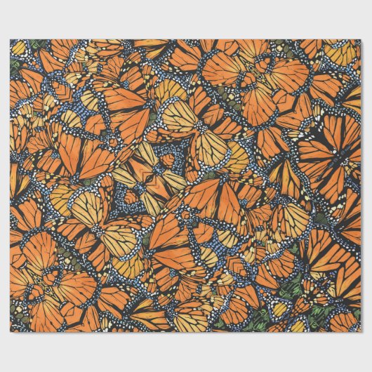 Monboogvlinderopvulpapier Cadeaupapier (Vlak)