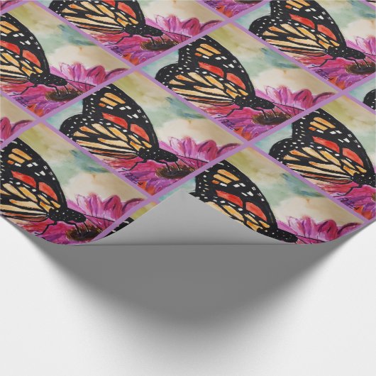 Monboogvlinderopvulpapier Cadeaupapier (Hoek)