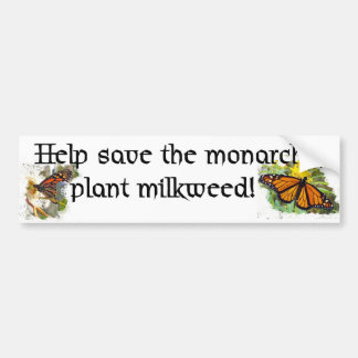Monboogvlinders redden - Bumpersticker