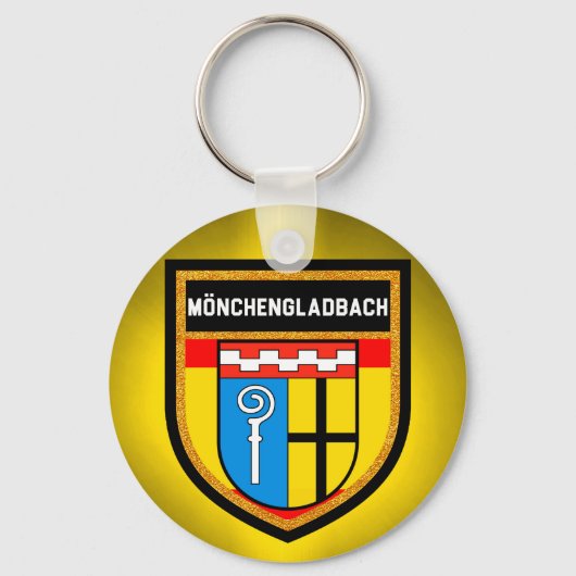 Mönchengladbach Flag Sleutelhanger (Voorkant)