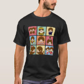 Monchhichi squares Classic T-shirt (Voorkant)