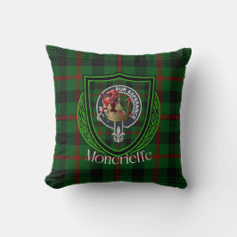 Moncrieffe Schotse Clan Tartan & Wapen Kussen