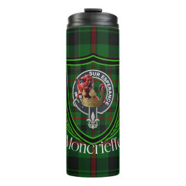 Moncrieffe Schotse Clan Tartan & Wapen Thermosbeker
