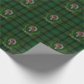 Moncrieffe Scottish Clan Tartan & Crest Cadeaupapier (Hoek)