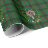 Moncrieffe Scottish Clan Tartan & Crest Cadeaupapier (Rol Hoek)