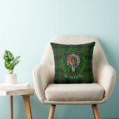 Moncrieffe Scottish Clan Tartan & Crest Kussen (Stoel)