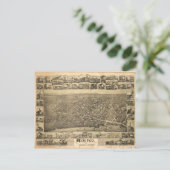 Moncton New Brunswick Canada (1888) Briefkaart (Staand voorkant)
