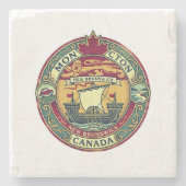 Moncton, New Brunswick Stenen Onderzetter (Voorkant)