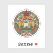 Moncton, New Brunswick Sticker (Vel)