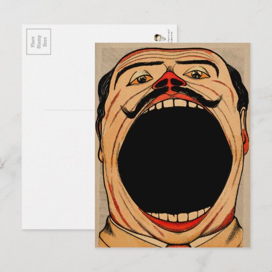 mond briefkaart (Voorkant / Achterkant)