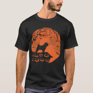 Mond en Mond Halloween Funny Dog Lover Gift Girl T-shirt