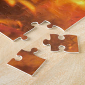 Mond in het vuur legpuzzel (Zijkant)