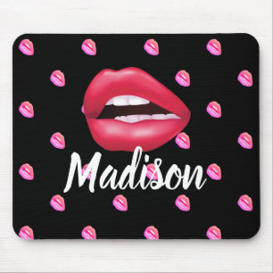 Mond Lippenstift Make-up Schoonheid Op Maat Gepers Muismat