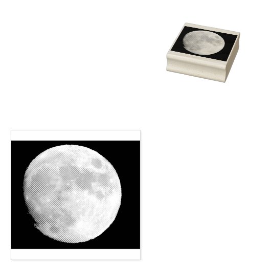 mond rubberstempel (Gestempeld)