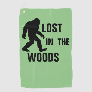 MOND / Sasquatch : verlies in de BOSSEN Golfhanddoek