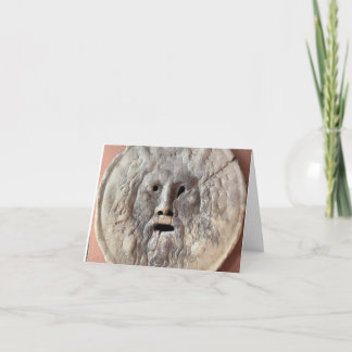 Mond van de Waarheid - La Bocca della Verità, Rome Bedankkaart