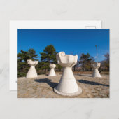 Mond van het Briefkaart Unbeaten, Prilep, Macedoni (Voorkant / Achterkant)