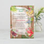 Mond-water tropische vruchten kaart (Staand voorkant)