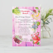 Mond-water tropische vruchten kaart (Staand voorkant)