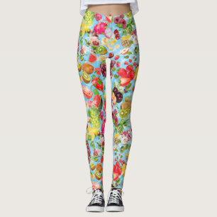Mond-water tropische vruchten leggings