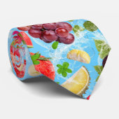 Mond-water tropische vruchten stropdas (Opgerold)