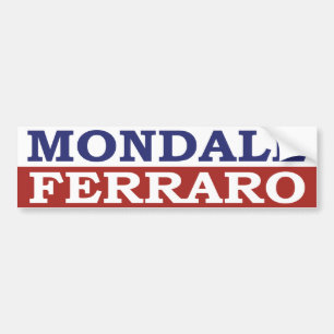 Mondale Bumpersticker 1984