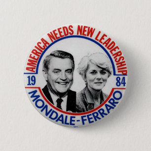 Mondale-Ferraro-jubelaat - Button