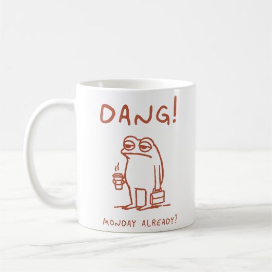 Monday Blues Frog Koffiemok (Links)