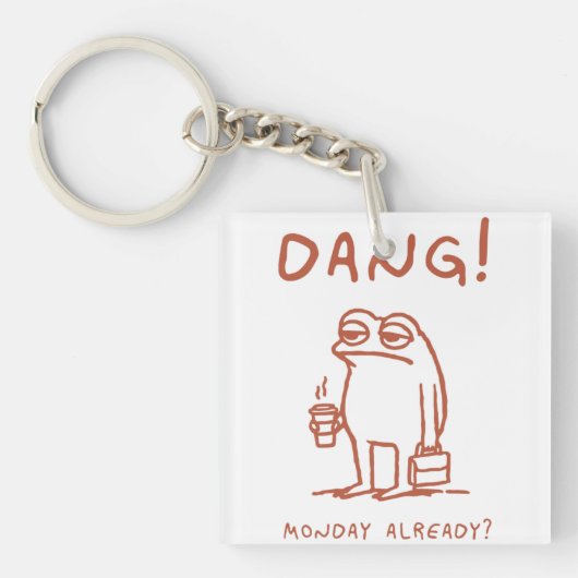 Monday Blues Frog Sleutelhanger (Voorkant)