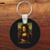 Monday Lisa Disheveled Clic Art Parody Week Start Sleutelhanger (Voorkant)