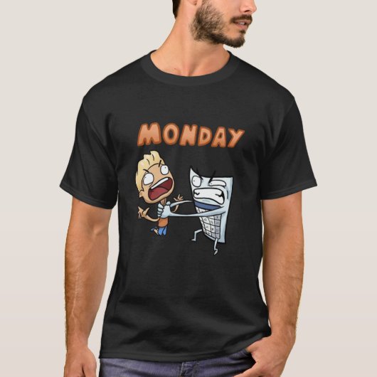 Monday Madness The Calculator's Revenge T-shirt (Voorkant)