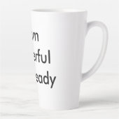 Monday Magic Latte Mug – Funny Coffee Quote for Wo Latte Mok (Rechts)