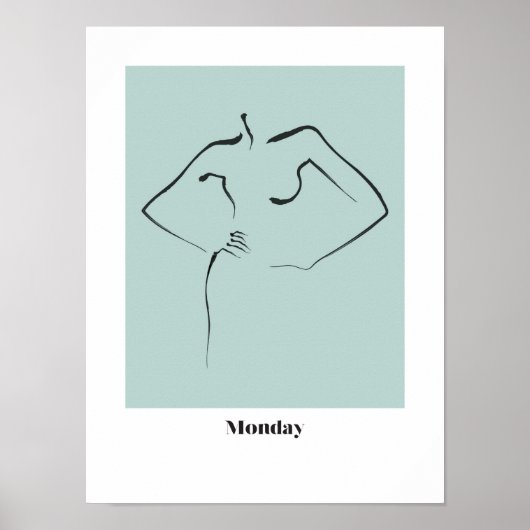 Monday Poster (Voorkant)