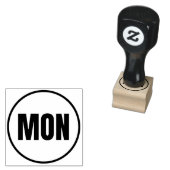 Monday Rubberstempel (Gestempeld)