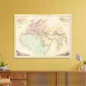 Monde Connu Des Anciens Canvas Afdruk (Insitu (Woonkamer))