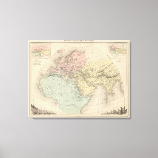 Monde Connu Des Anciens Canvas Afdruk (Voorkant)