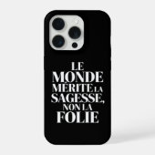Monde sans stabilité iPhone hoesje (Achterkant)