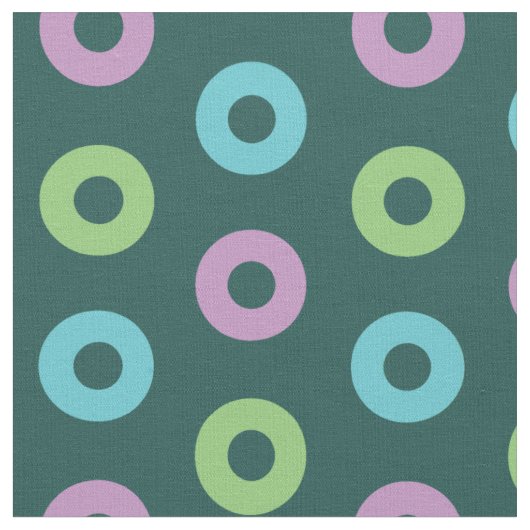 Mondegreen thema Phish Donuts Stof (Close Up)