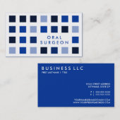 MONDELINGE CHIRURG (mod.vierkanten) Visitekaartje (Voorkant / Achterkant)